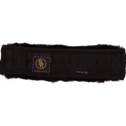 BR Neusriembeschermer Schapenvacht 28cm Zwart/Zwart