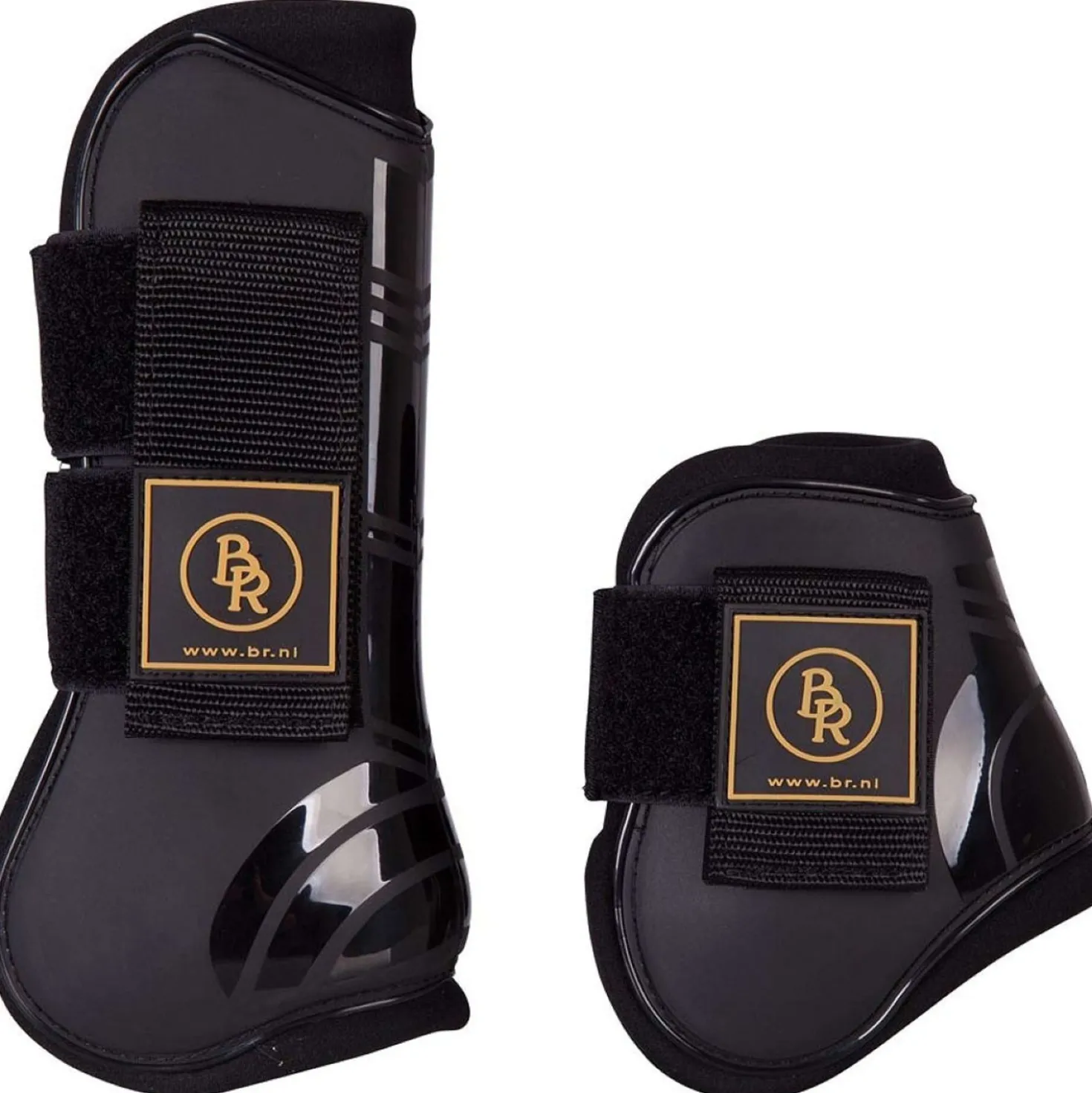 BR Pees- & Strijklappen Set Pro Tech Pu Neopreen Zwart