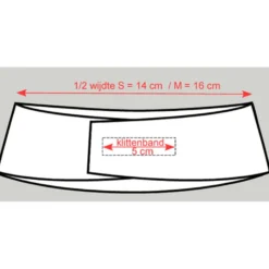 BR Plastron Modena Satijn Wit