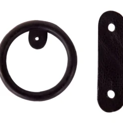 BR Ring Rubber met Leertjes voor veiligheidsbeugels Zwart