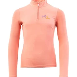 BR Shirt Zip-up Mini Horse Peach Blossom