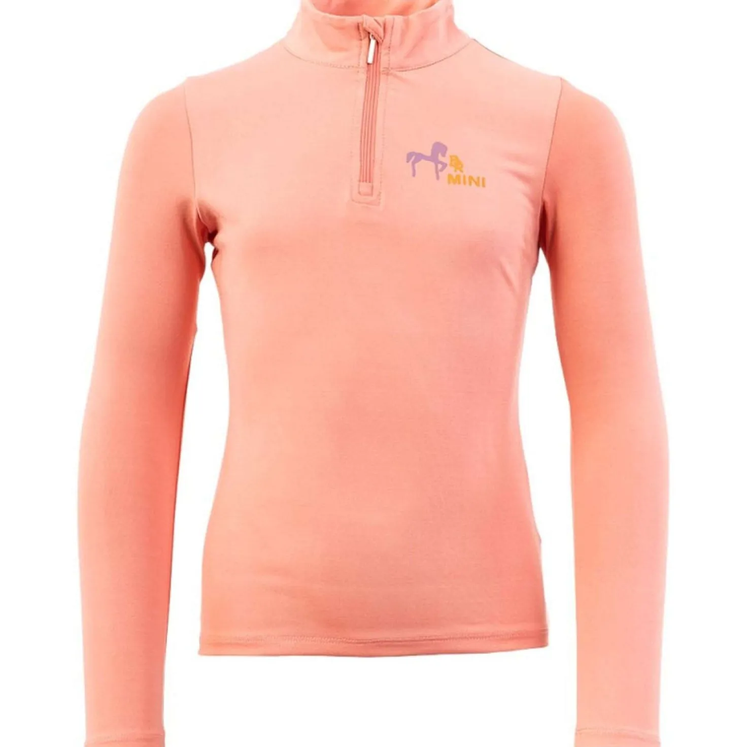 BR Shirt Zip-up Mini Horse Peach Blossom