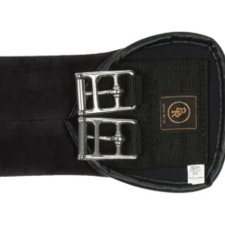 BR Singel Dressuur Neopreen/fluweel Ss Rolgespen Zwart