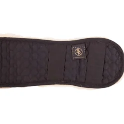 BR Singelhoes Dressuur Sheepskin Voorgevormd Zwart/Naturel