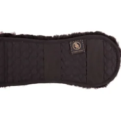 BR Singelhoes Dressuur Sheepskin Voorgevormd Zwart