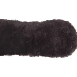 BR Singelhoes Dressuur Sheepskin Voorgevormd Zwart