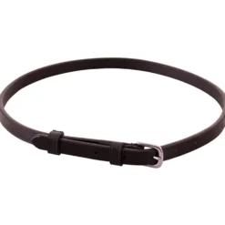 BR Sperriem met Ronde Gesp Zwart/Zilver