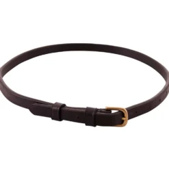 BR Sperriem met Ronde Gesp Zwart/Goud