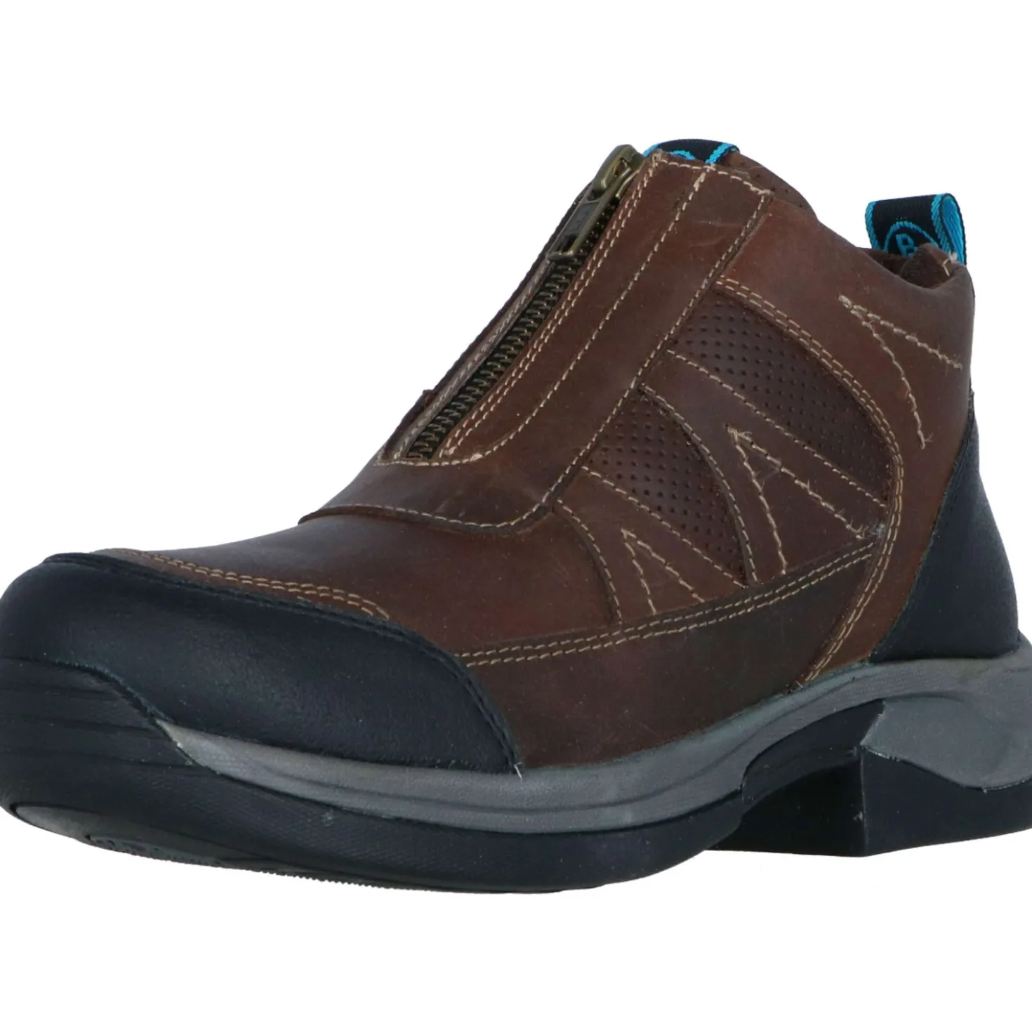 BR Stalschoenen Cavan-Zip Bruin