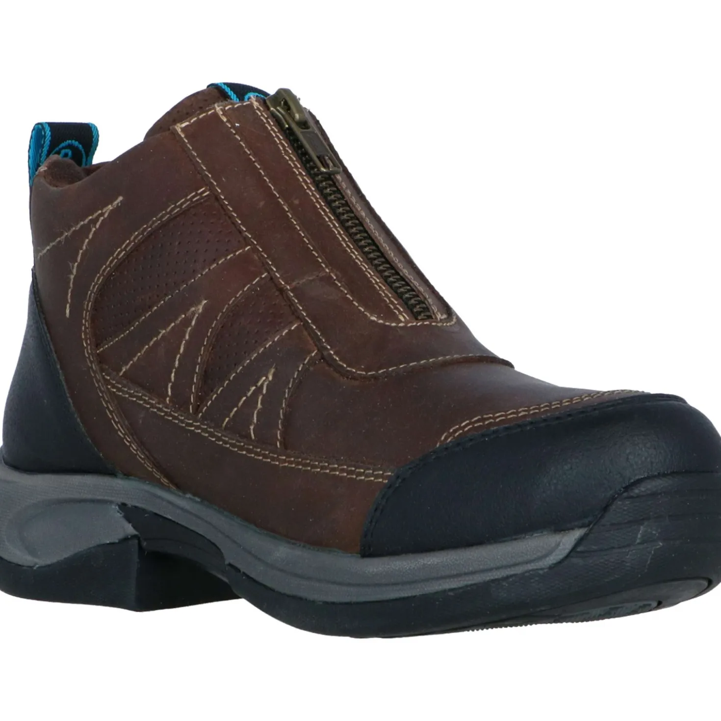 BR Stalschoenen Cavan-Zip Bruin