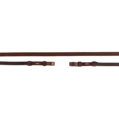 BR Stangteugels Leer Dicht 13mm Blind Oak/Zilver