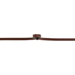 BR Stangteugels Leer Dicht 13mm Blind Oak/Zilver