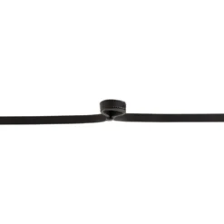BR Stangteugels Leer Dicht 13mm Blind Zwart/Zilver