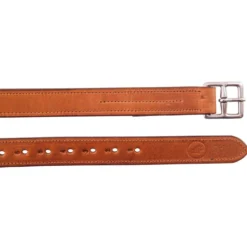 BR Stijgbeugelriemen Leer Nylon Soft RVS Gespen Tobacc