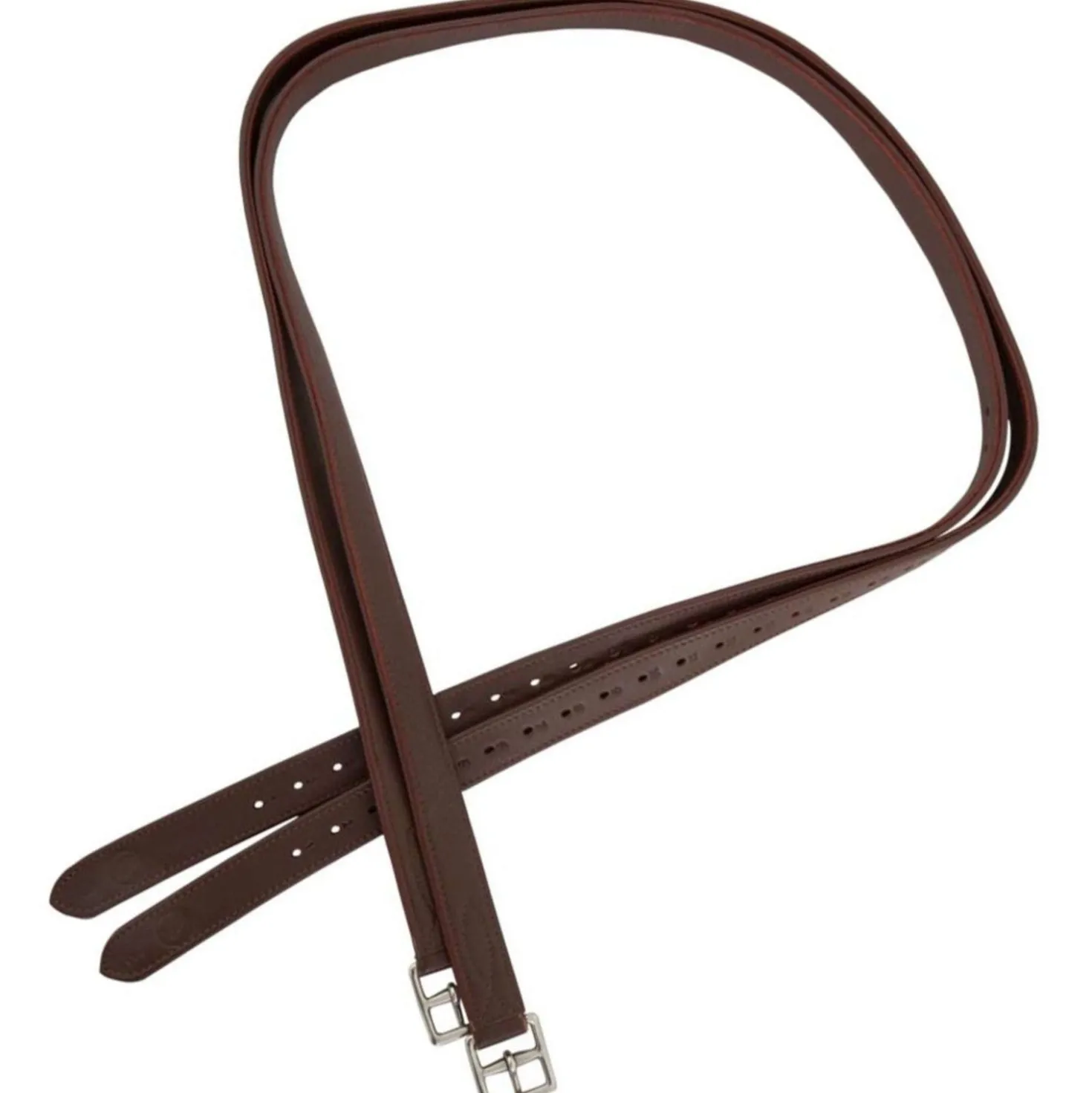 BR Stijgbeugelriemen Nylon en Soft RVS Gespen Oak/Zilver