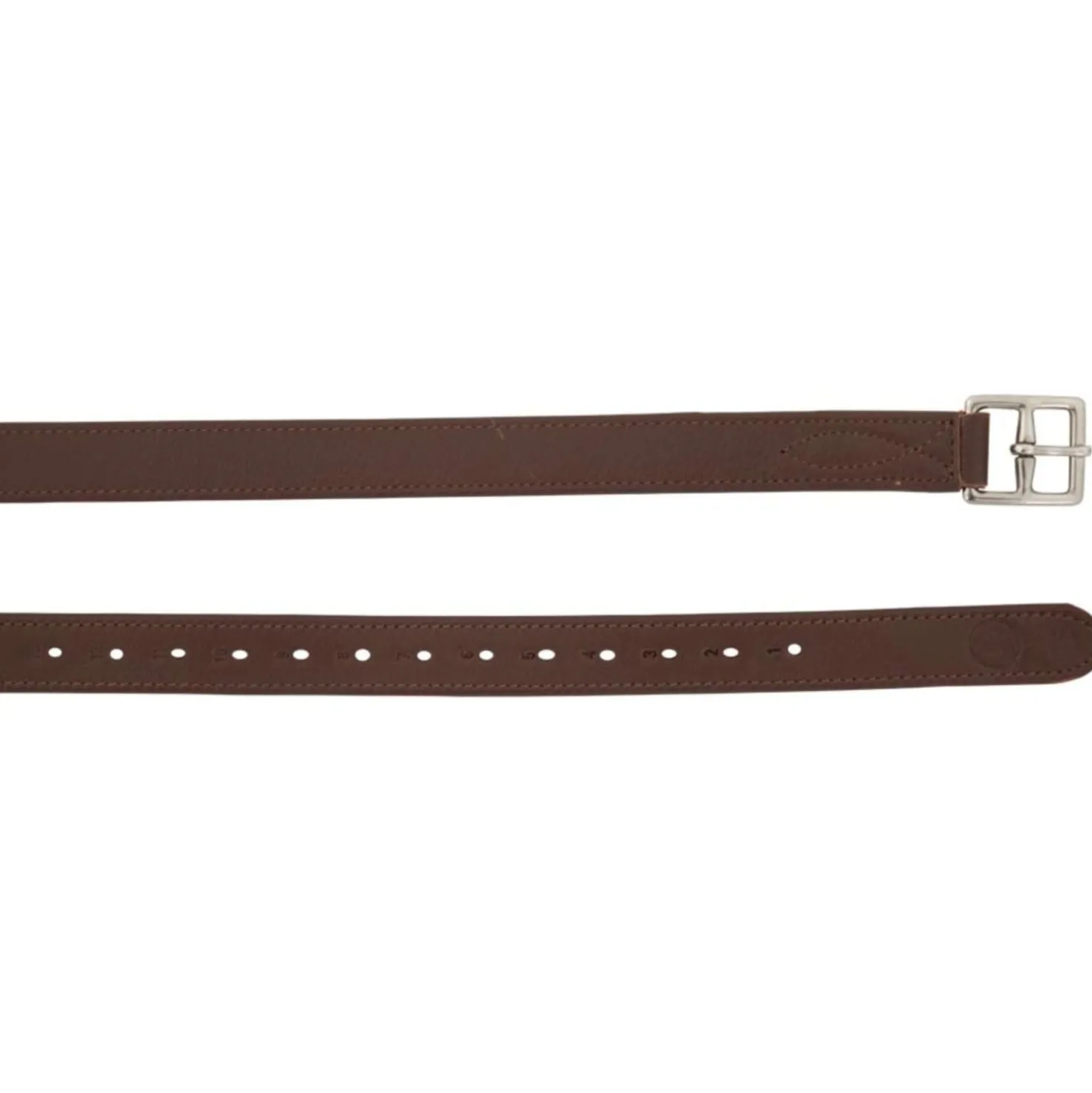 BR Stijgbeugelriemen Nylon en Soft RVS Gespen Oak/Zilver