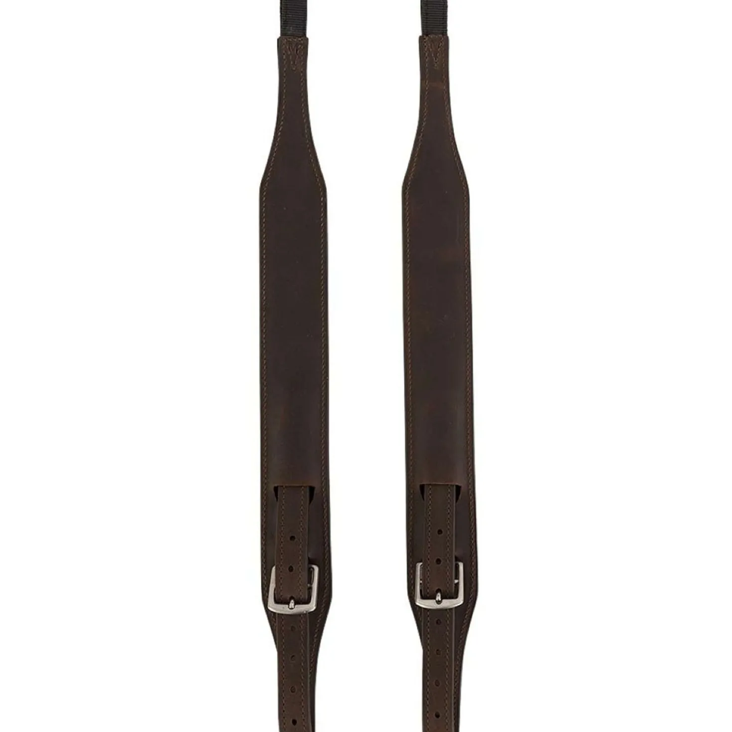 BR Stijgbeugelriemen Pro-Jump Bruin/Zilver