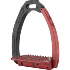 BR Stijgbeugels Lavarone Zwart/Rood