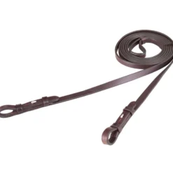 BR Teugel Dressuur Leer Dicht 13mm Blind Bruin/Zilver