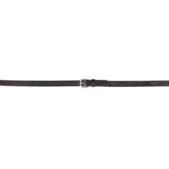 BR Teugel Dressuur Leer/Rubber Stops 16mm Zwart