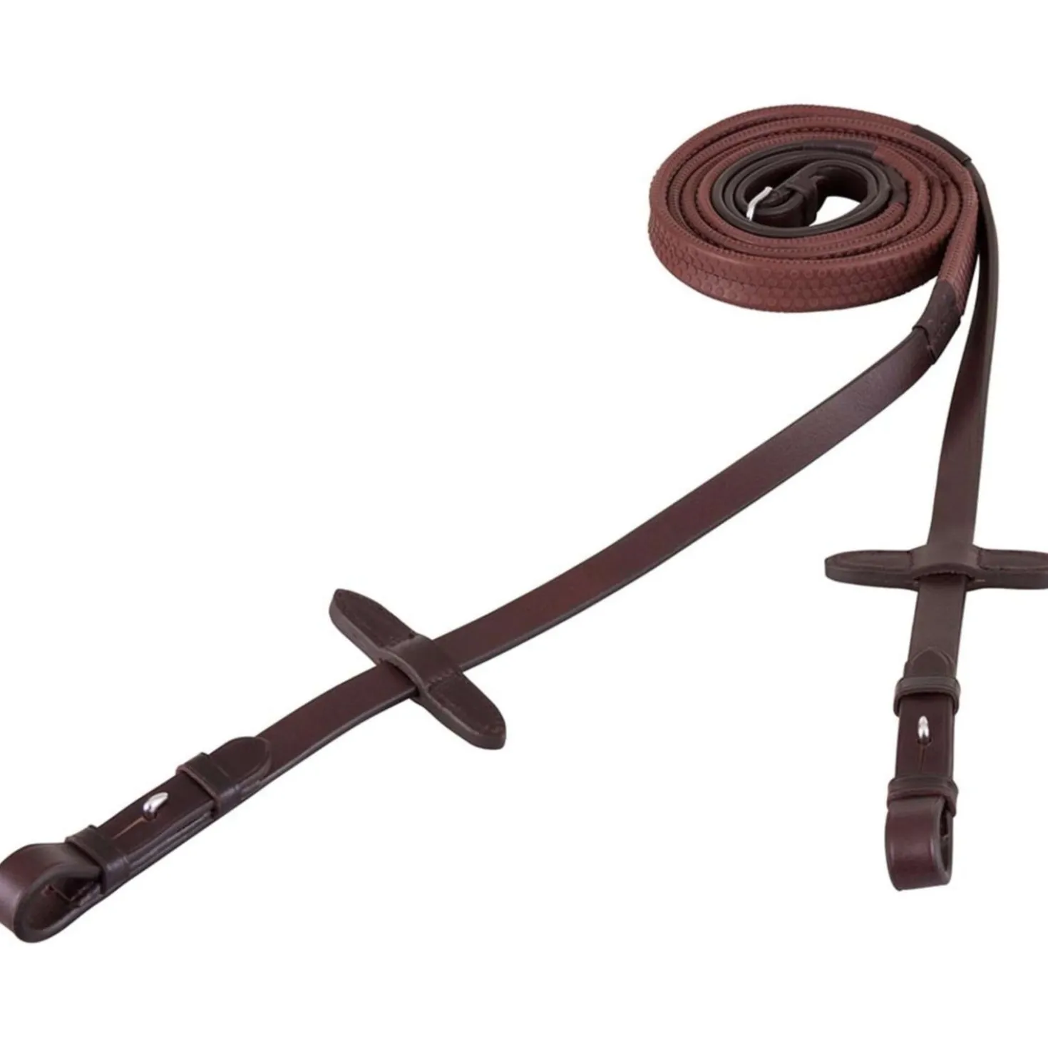 BR Teugel Eventa Pro Grip 16mm Blind Bruin/Zilver