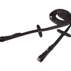 BR Teugel Linnen 19mm Anti-slip e Sluiting Zwart/Zilver