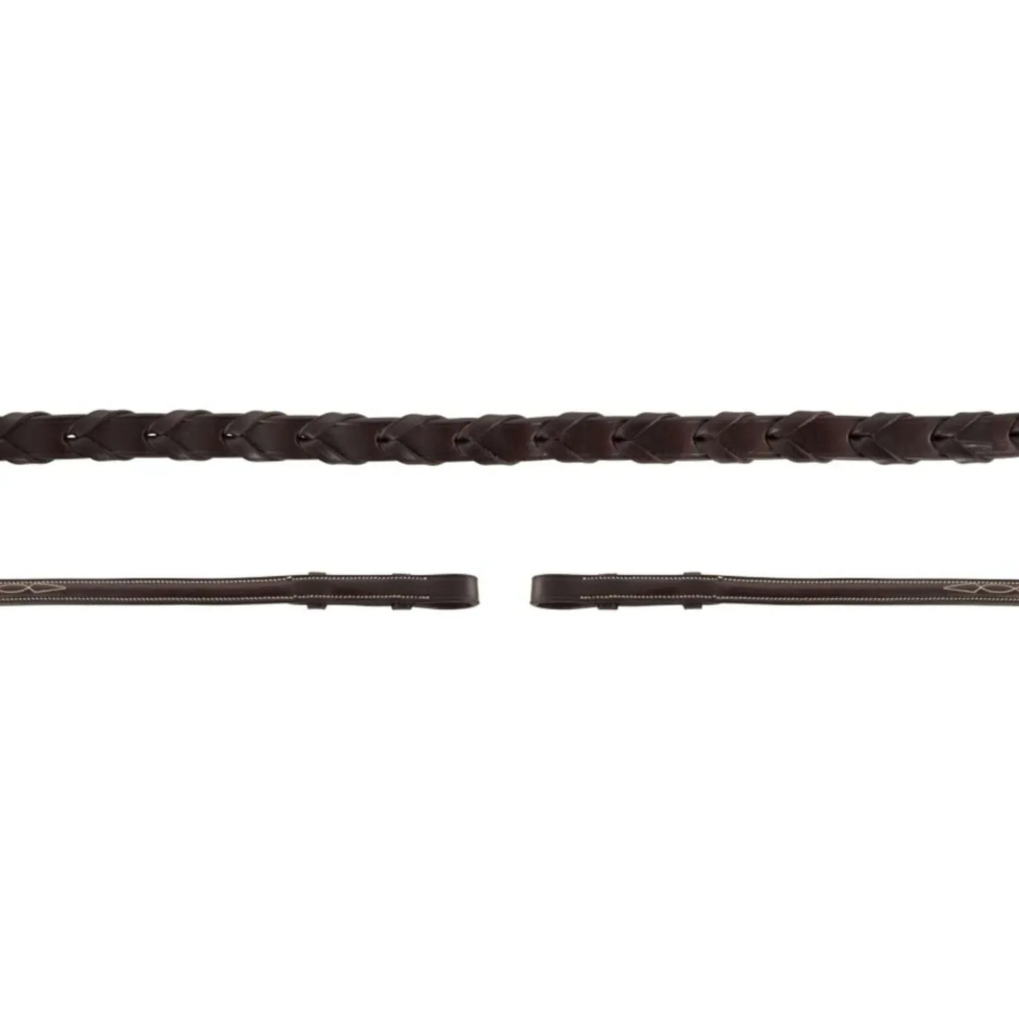 BR Teugels Hunter Gevlochten Fancy Bruin/Zilver