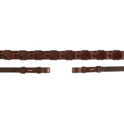 BR Teugels Hunter Gevlochten Leer Oak/Zilver