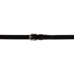BR Teugels Rubber met Stops Zwart/Zilver