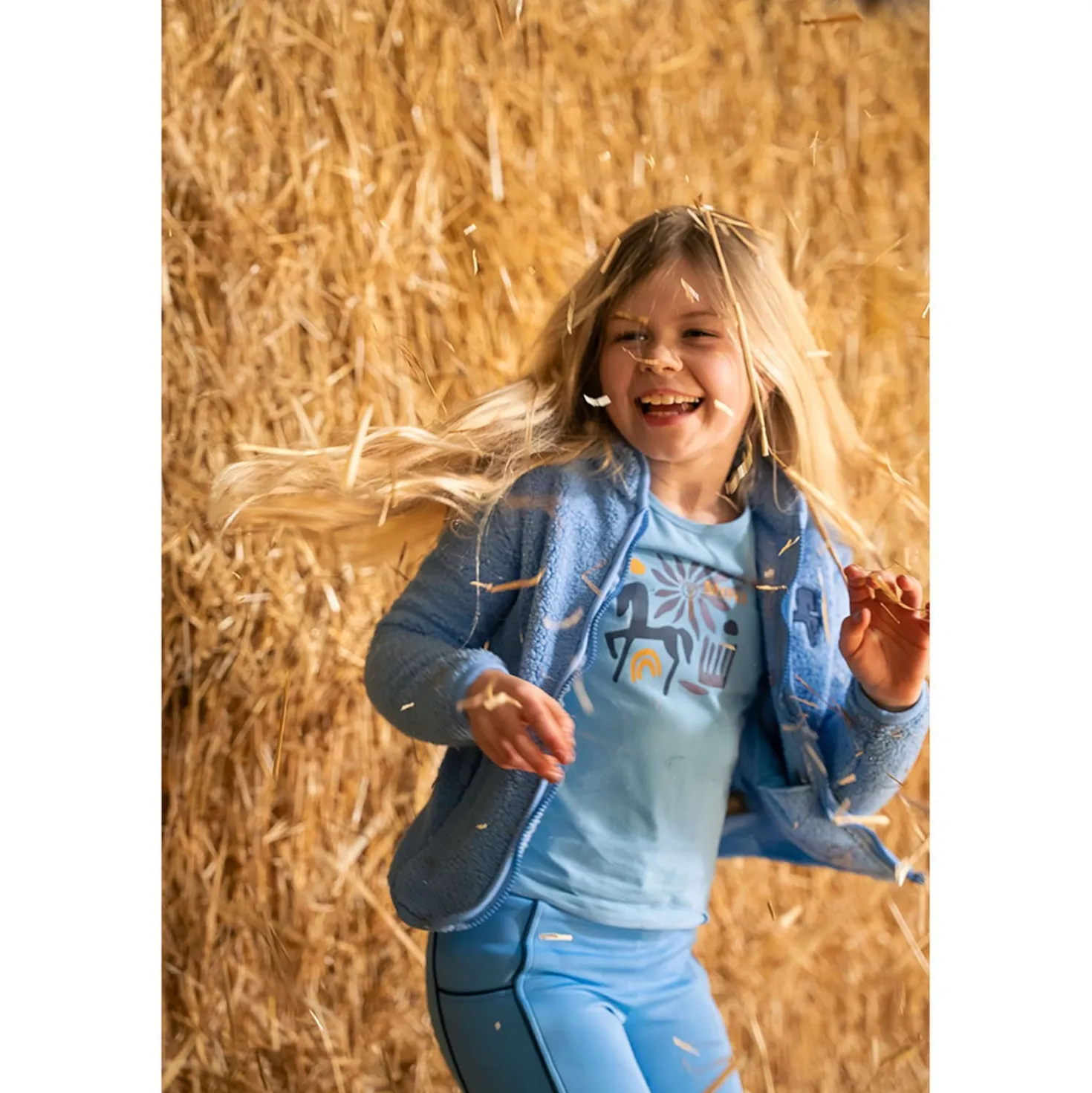 BR T-Shirt Mini Horse Little Blue