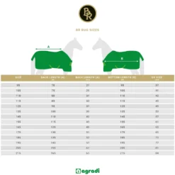 BR Turnoutdeken Classic 1200D 150g Zwart