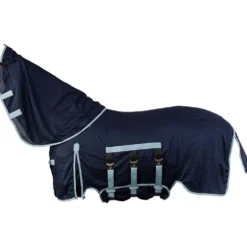 BR Vliegendeken SS26 met Afneembare Hals Pageant Blue
