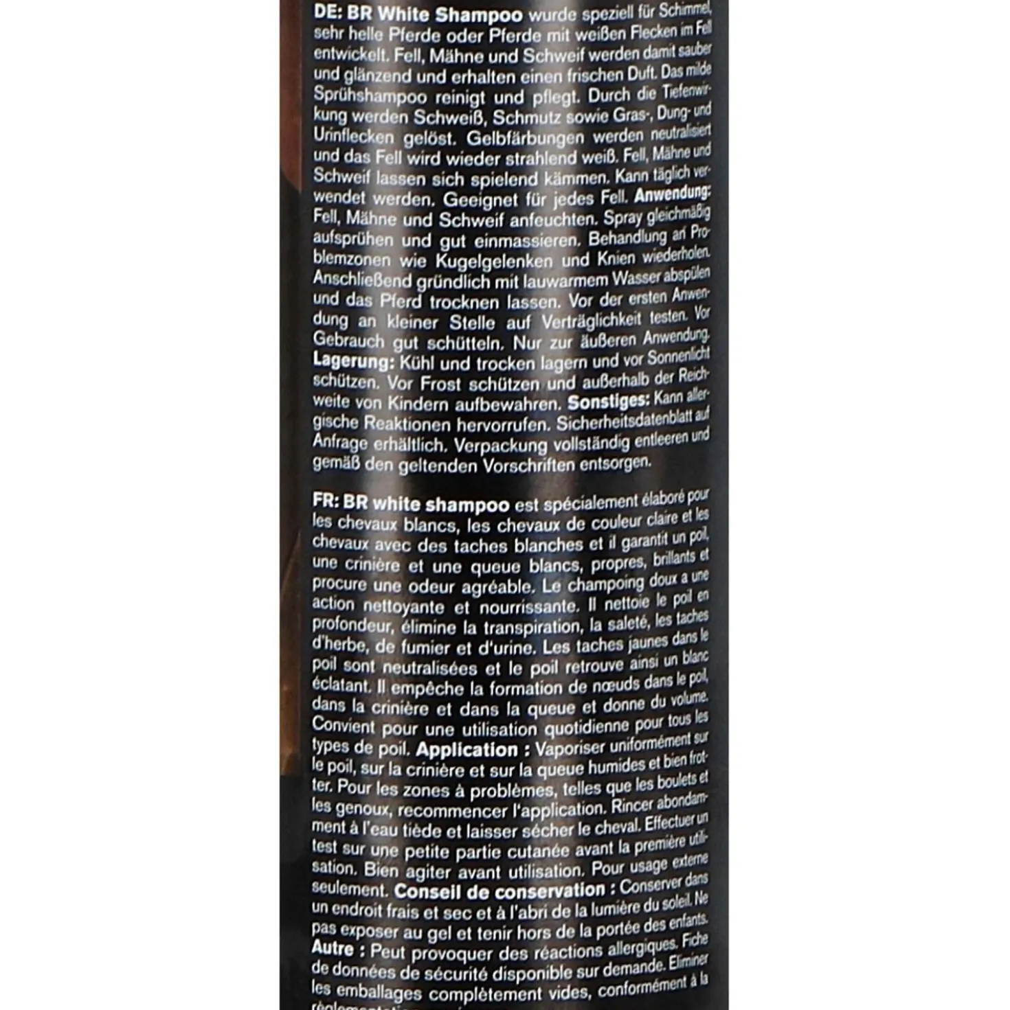 BR White Shampoo Spray