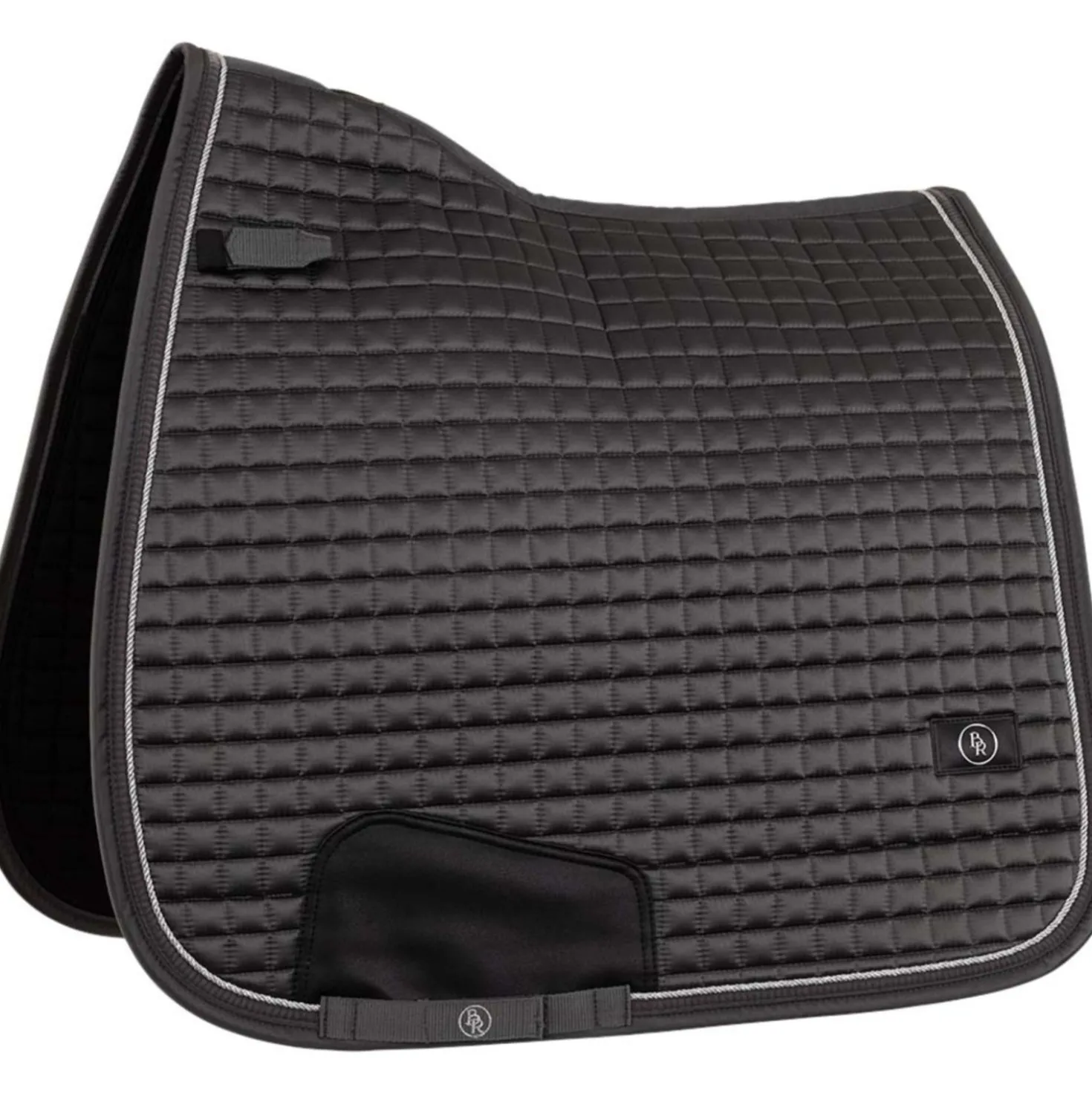 BR Zadeldekje Dressuur Capri Mat Satijn Forged Iron