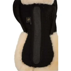BR Zadelonderlegger Air Mesh Sheepskin Zwart/Naturel
