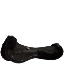 BR Zadelonderlegger Air Mesh Sheepskin Zwart/Zwart