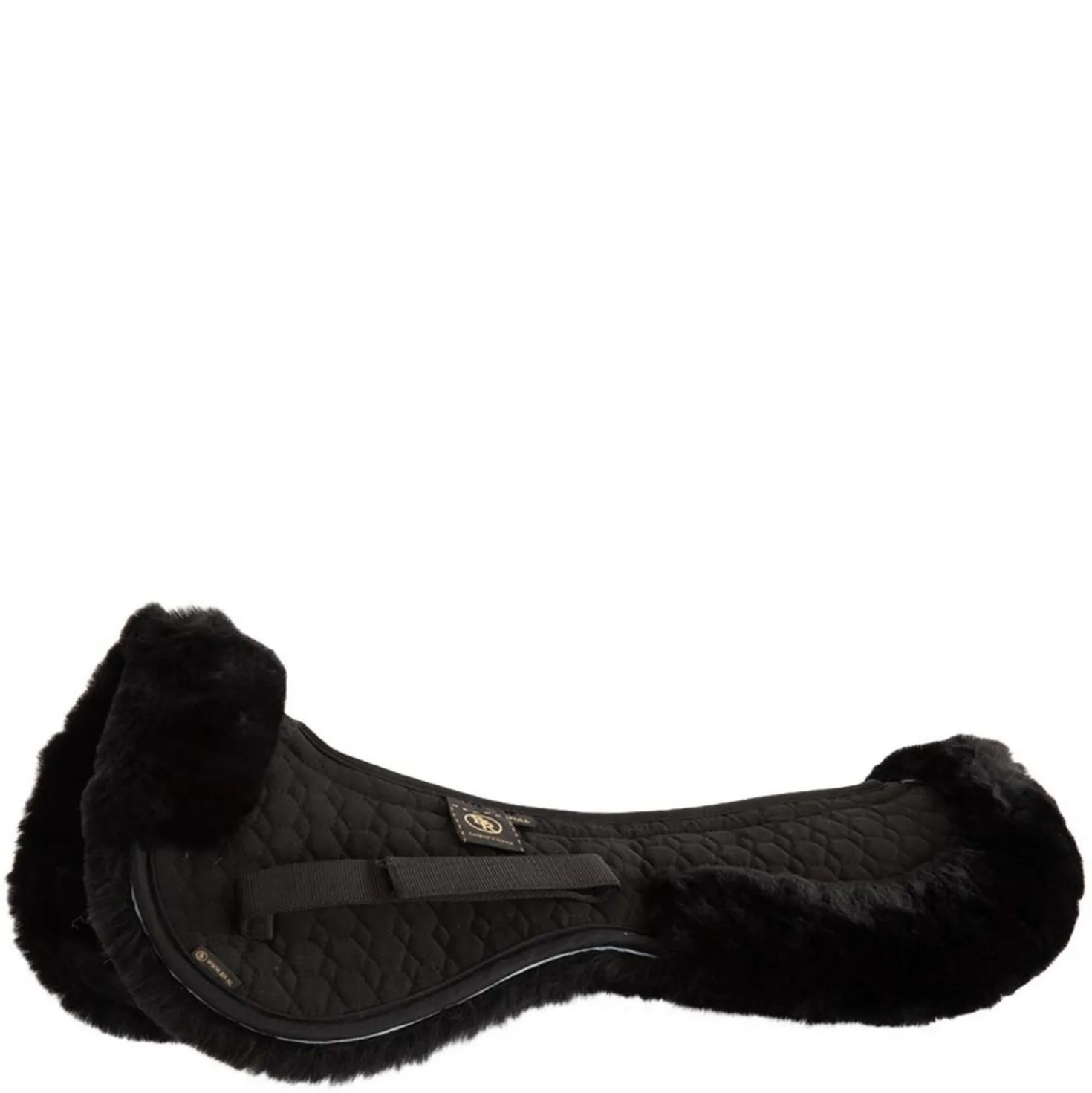 BR Zadelonderlegger Air Mesh Sheepskin Zwart/Zwart