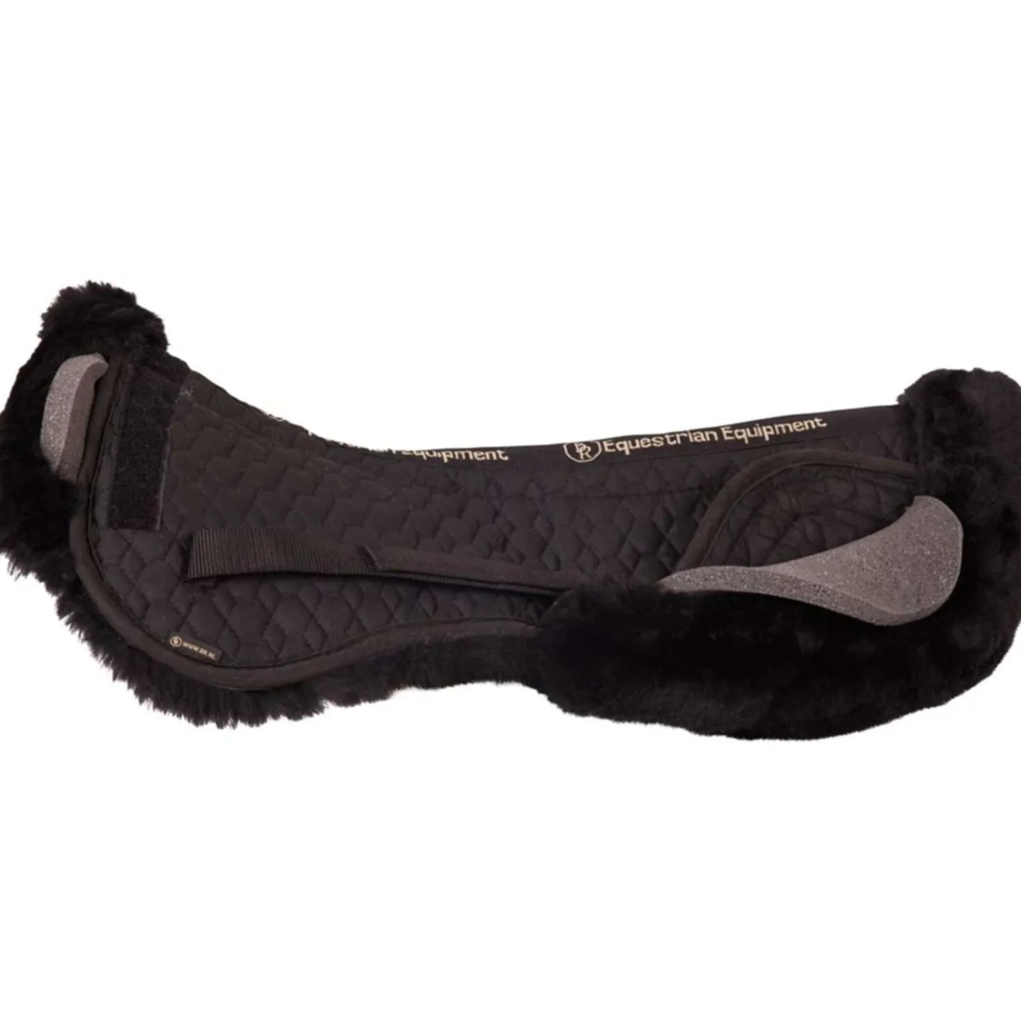 BR Zadelonderlegger Sheepskin Kussens Zwart