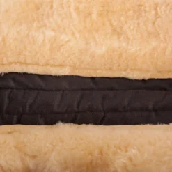 BR Zadelonderlegger Sheepskin Kussens Zwart/Naturel