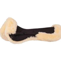 BR Zadelonderlegger Sheepskin Kussens Zwart/Naturel