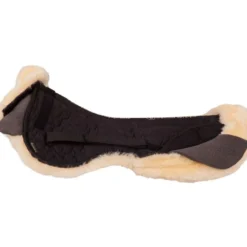 BR Zadelonderlegger Sheepskin Kussens Zwart/Naturel