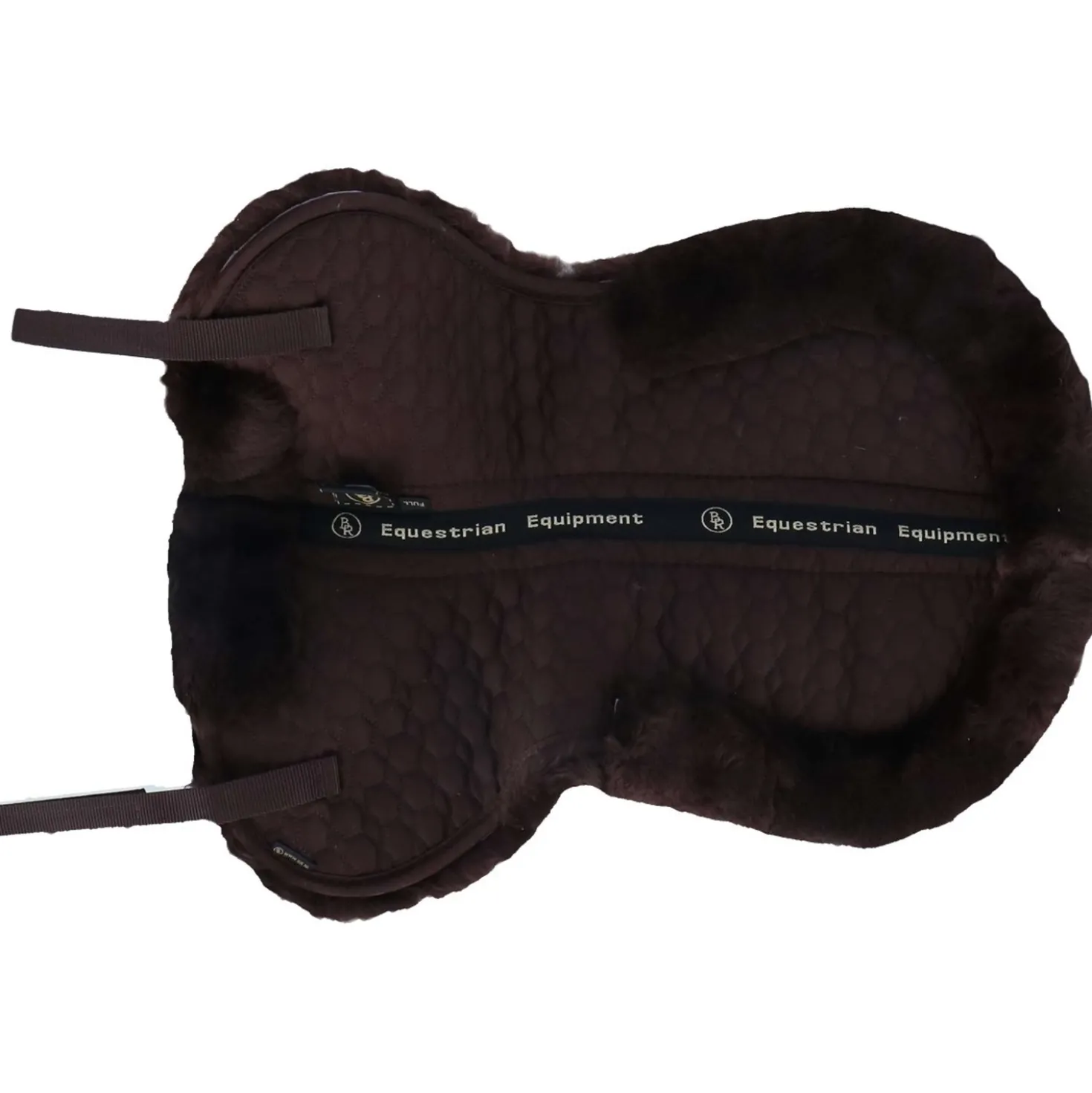 BR Zadelonderlegger Wervelkanaal Rand Sheepskin Bruin
