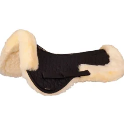 BR Zadelonderlegger Wervelkanaal Rand Sheepskin Zwart/Naturel