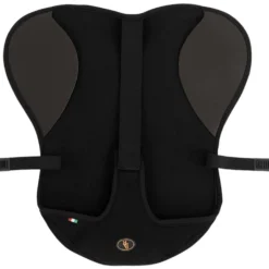 BR Zadelovertrek Ortho-Coccyx Gel Dressuur Zwart/Zwart