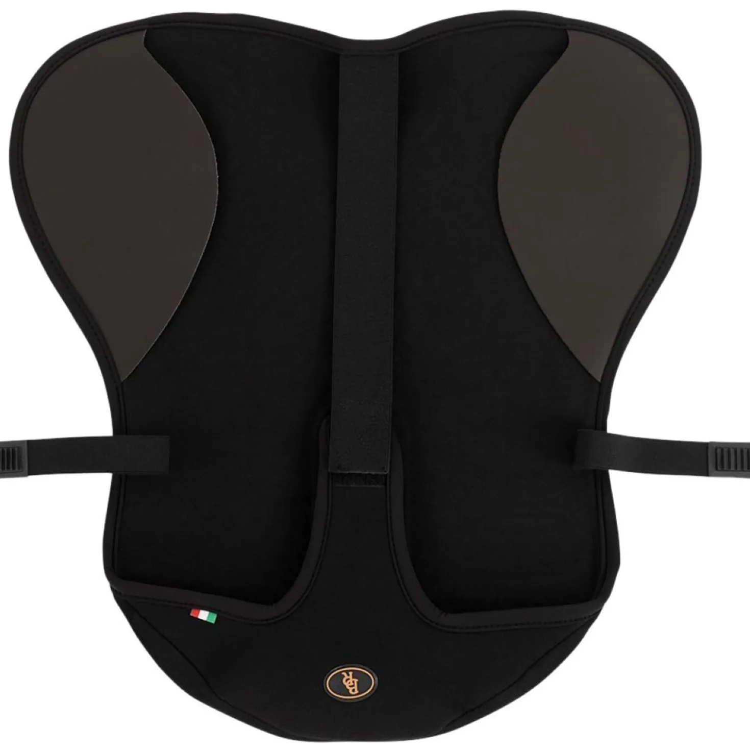 BR Zadelovertrek Ortho-Coccyx Gel Dressuur Zwart/Zwart