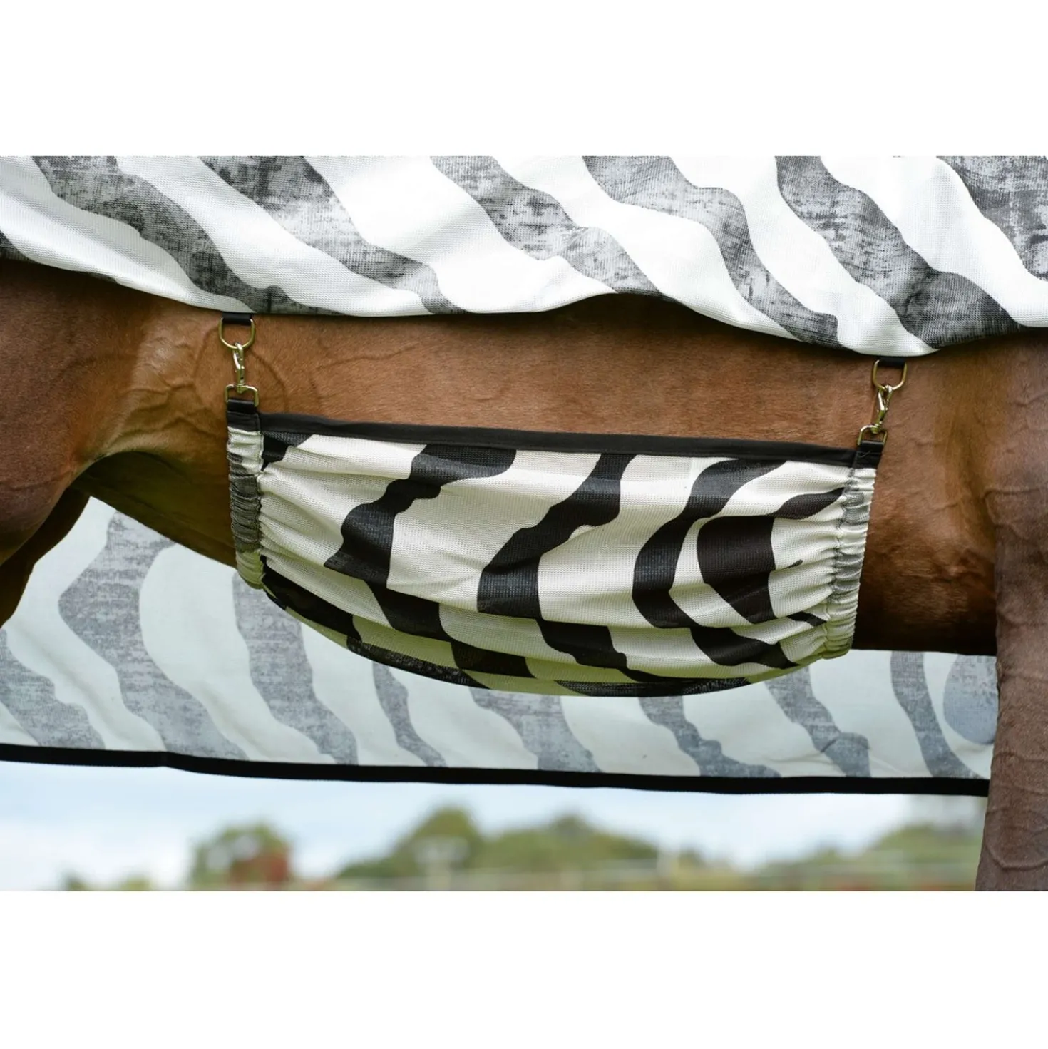 Bucas Buzz-Off Belly Pad Zebra