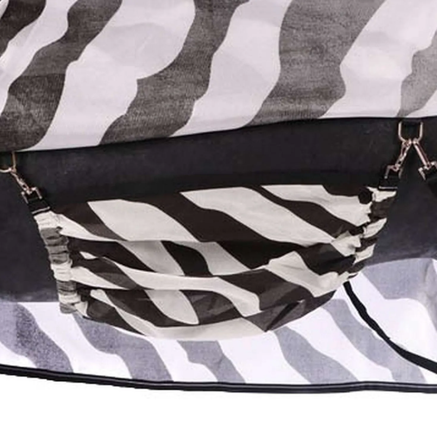 Bucas Buzz-Off Full Neck Zebra