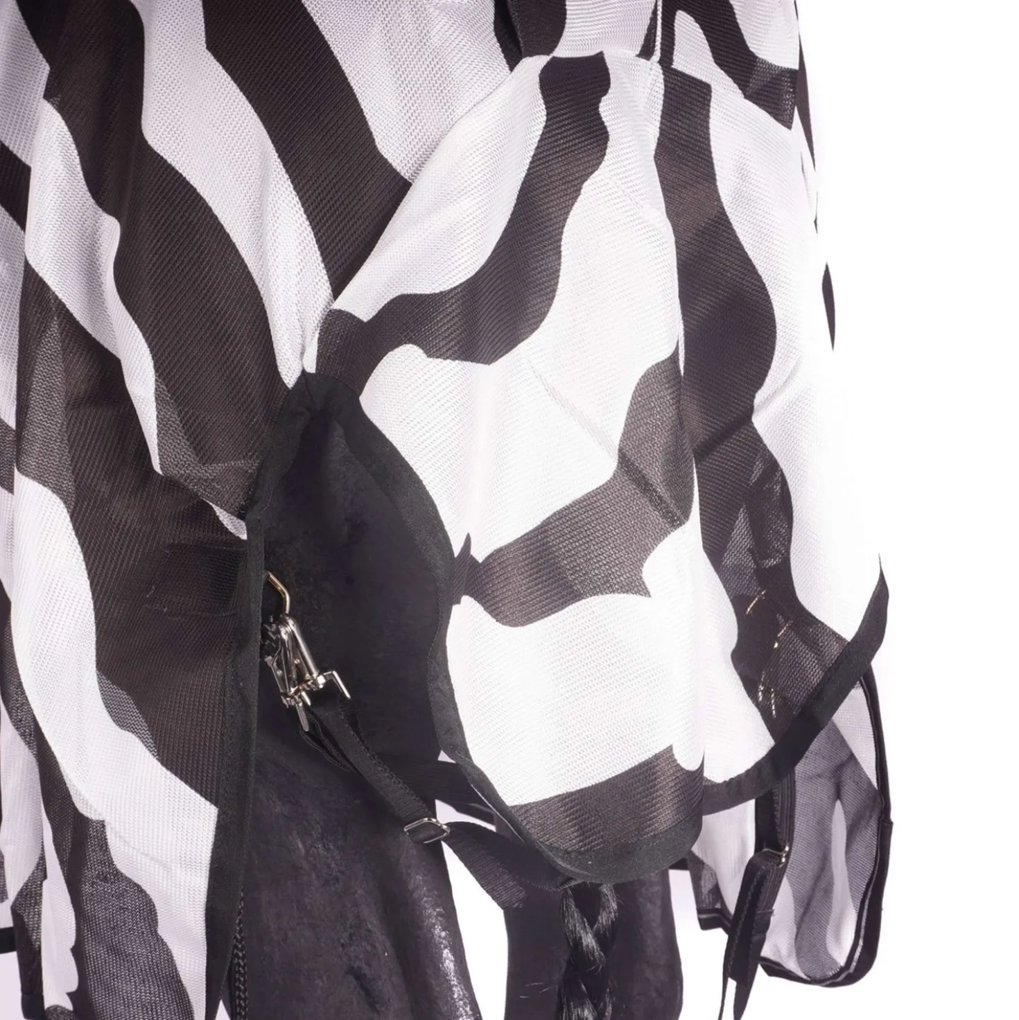 Bucas Buzz-Off Full Neck Zebra