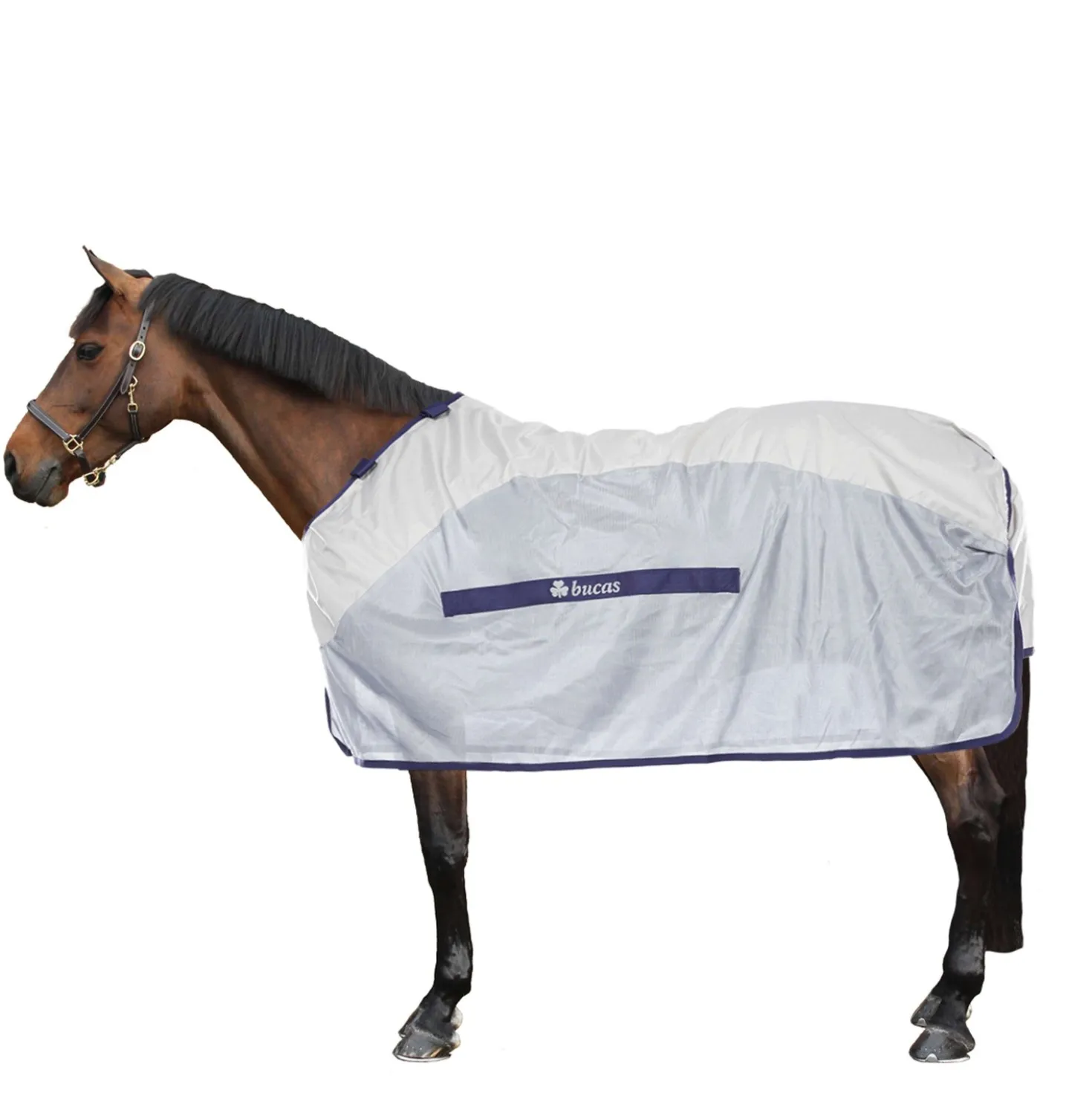 Bucas Buzz-Off Rain & Neck 0g Zilver/Blauw