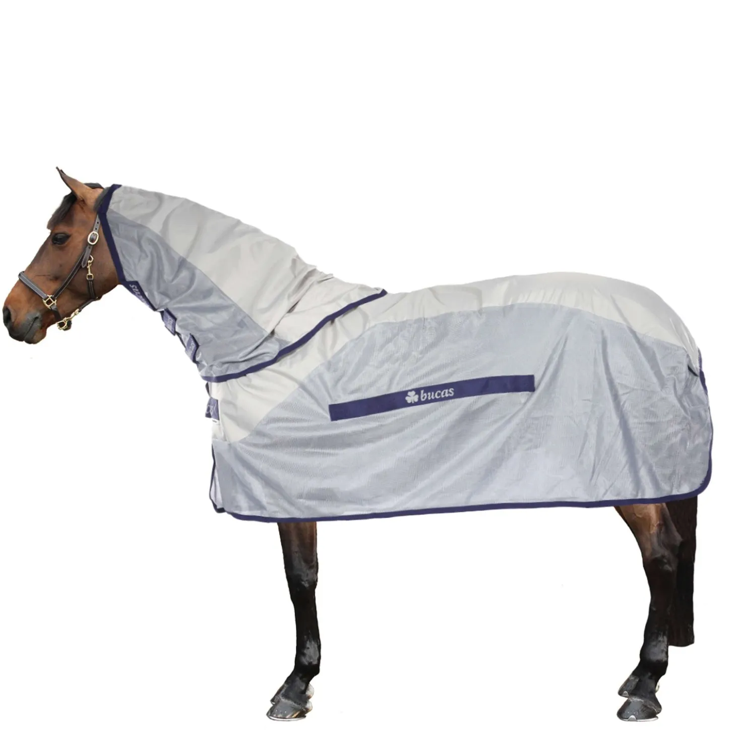 Bucas Buzz-Off Rain & Neck 0g Zilver/Blauw